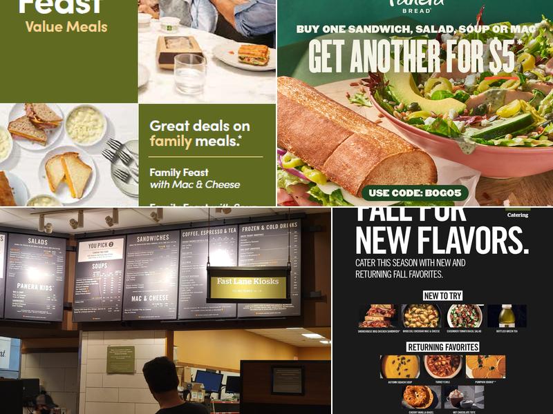 Panera Bread Menu