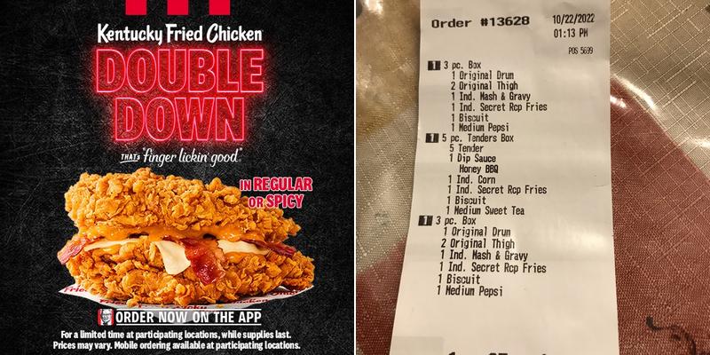 KFC Menu