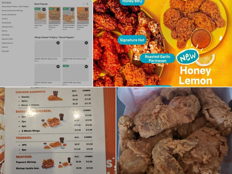 Popeyes Louisiana Kitchen Menu