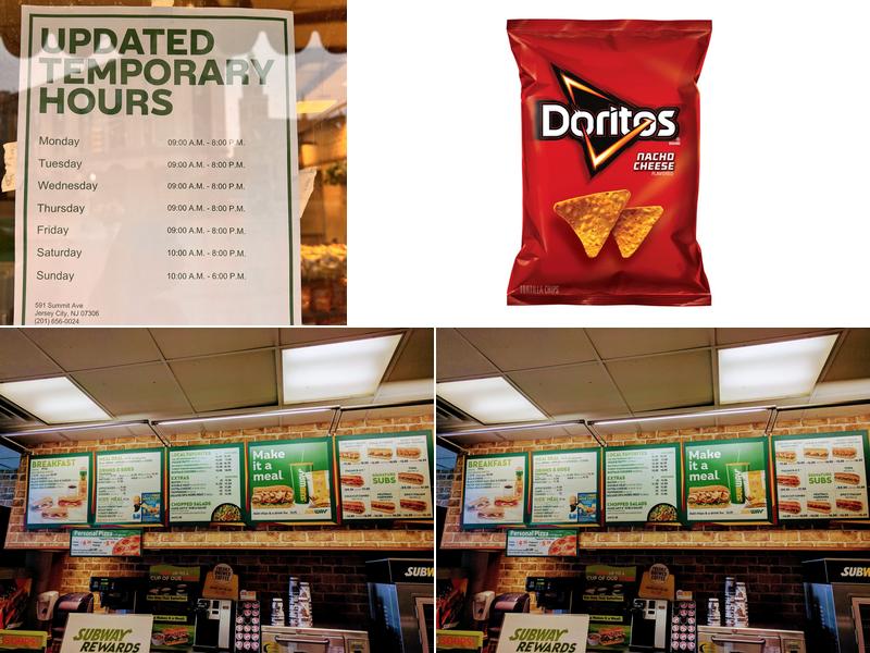 Subway Menu