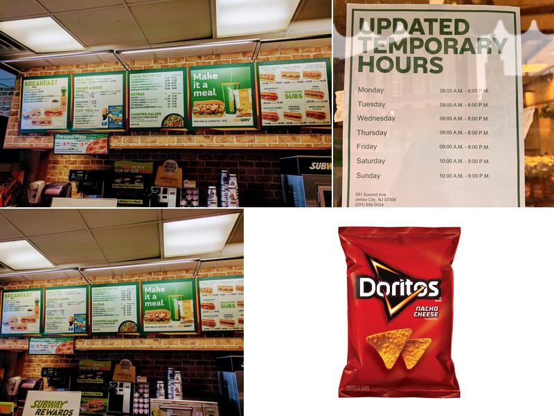 Subway Menu