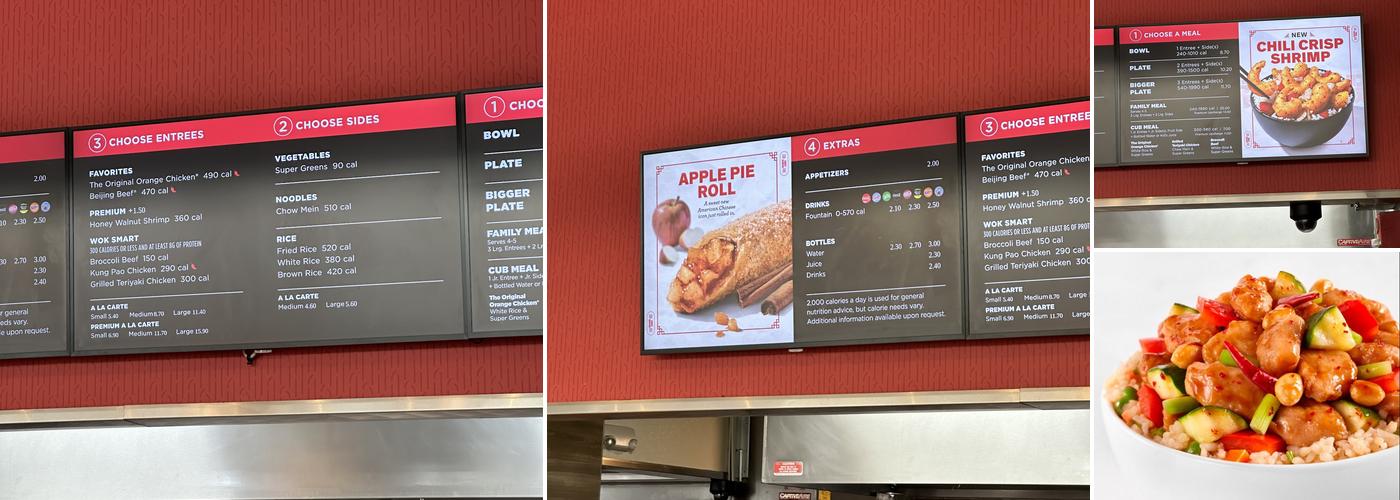 Panda Express Menu