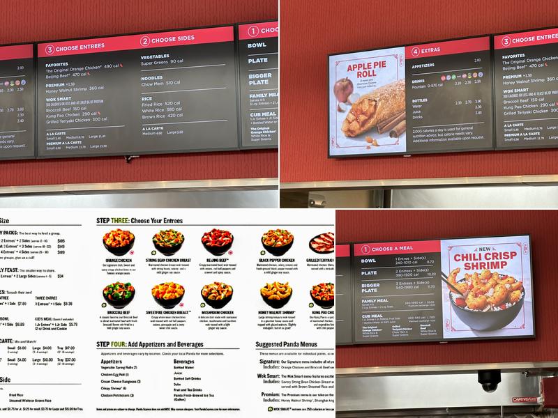 Panda Express Menu