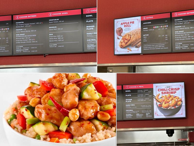 Panda Express Menu