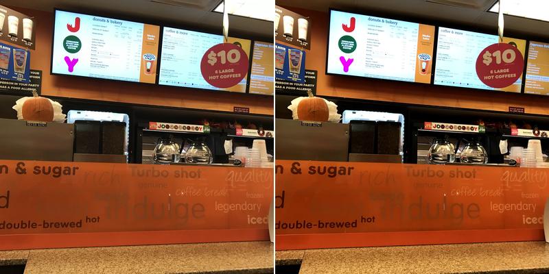 Dunkin' Menu