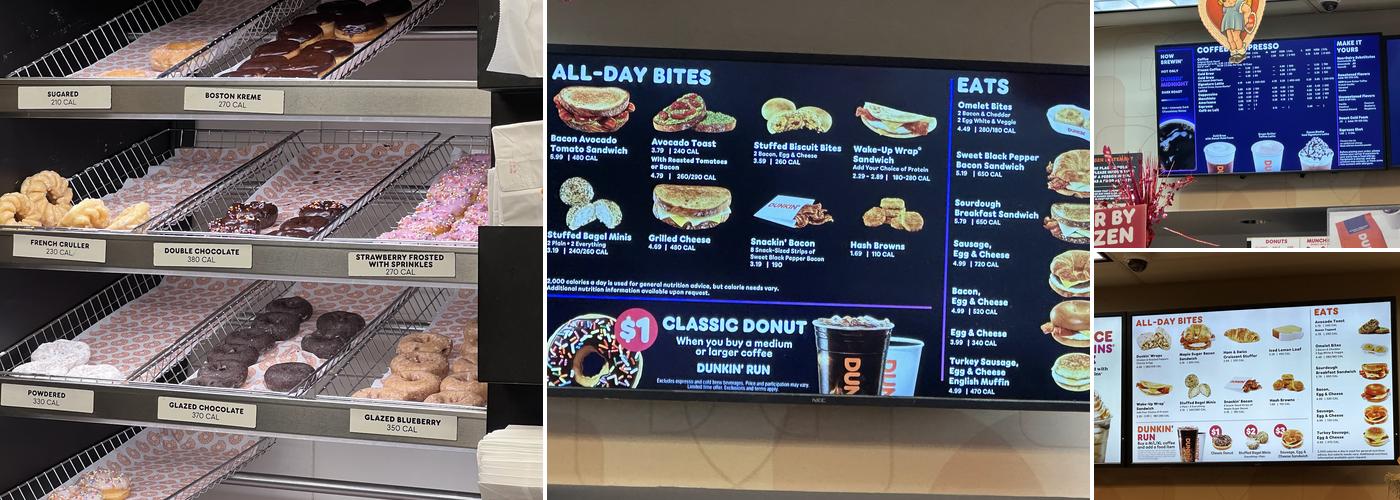 Dunkin' Menu