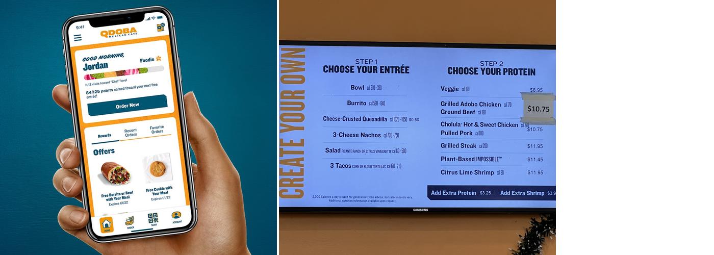 QDOBA Mexican Eats Menu