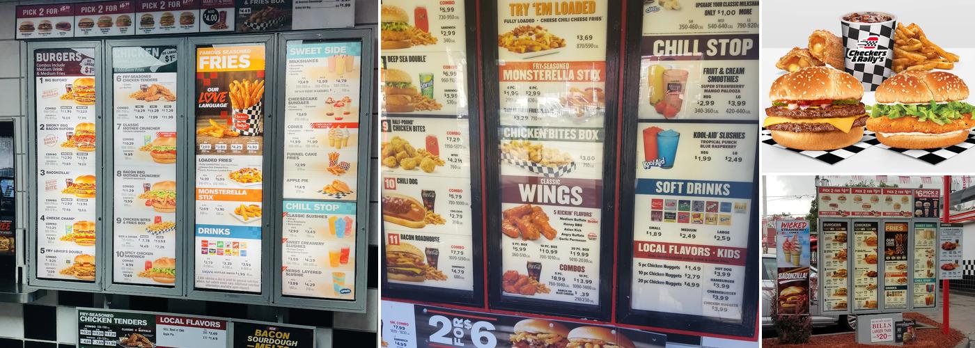 Checkers Menu