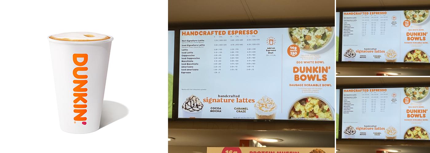 Dunkin' Menu