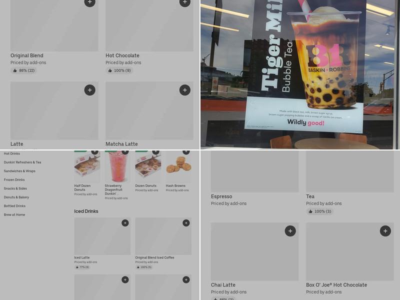 Dunkin' Menu