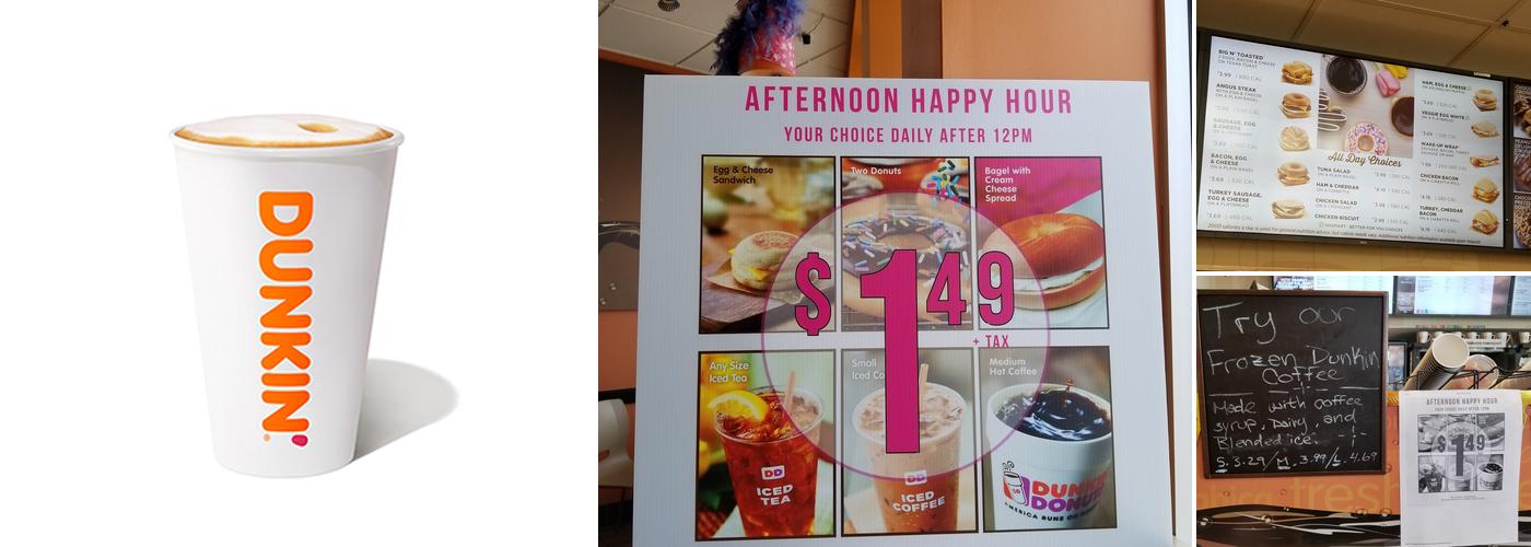 Dunkin' Menu