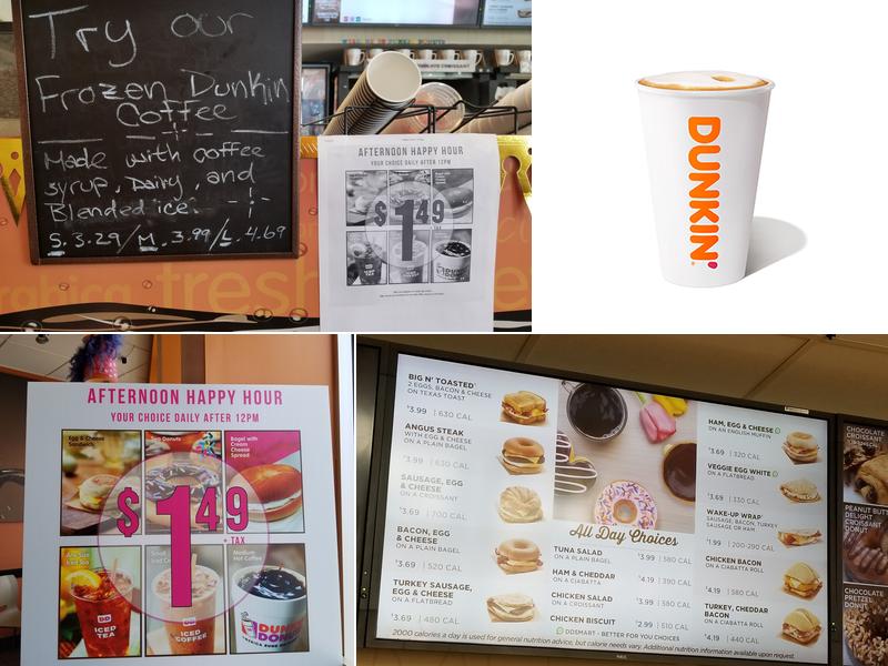 Dunkin' Menu