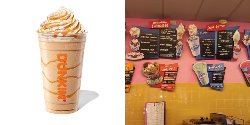 Dunkin' Menu