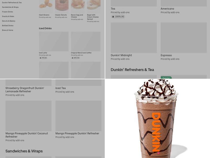 Dunkin' Menu