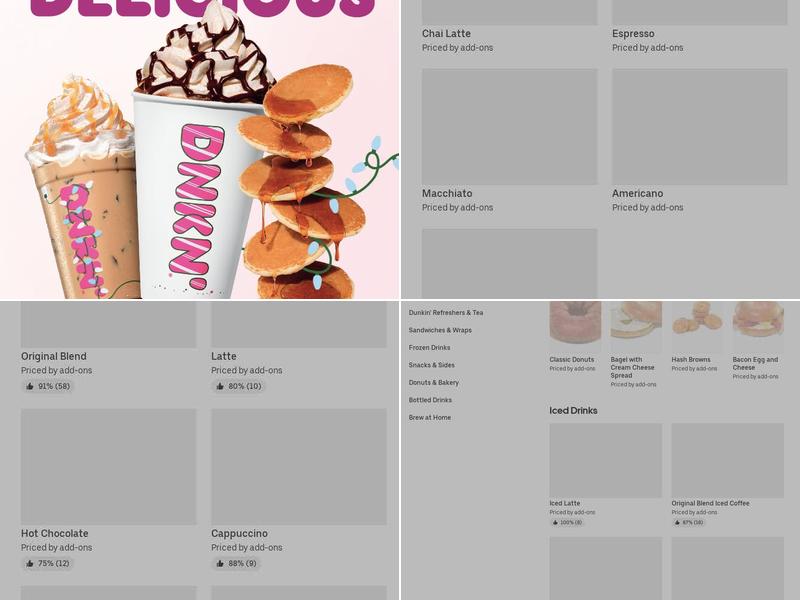 Dunkin' Menu