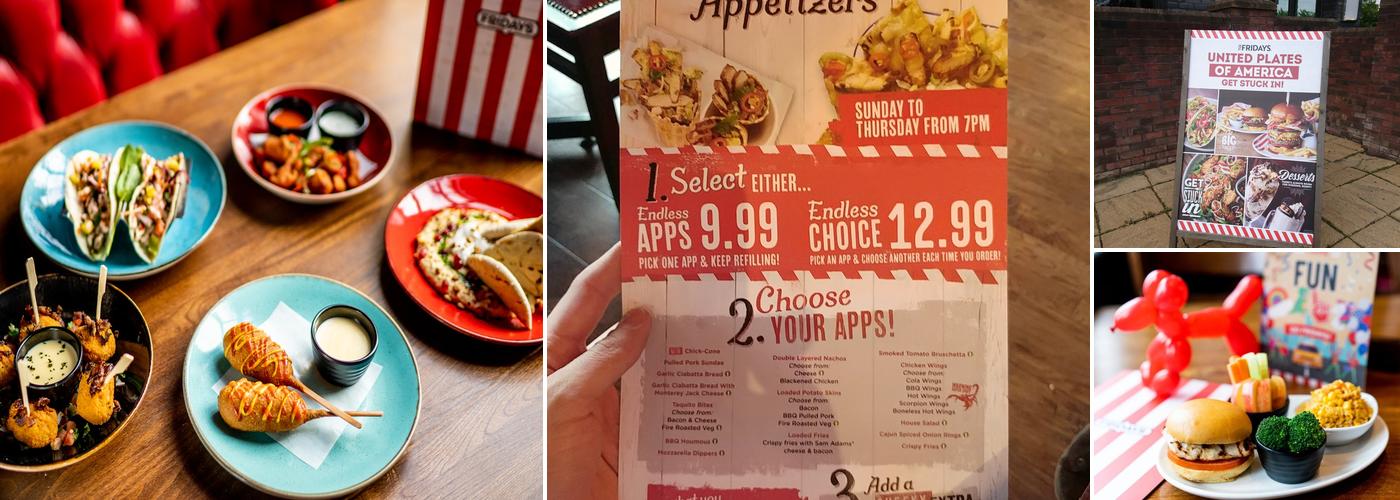 TGI Fridays - Prestwich Menu