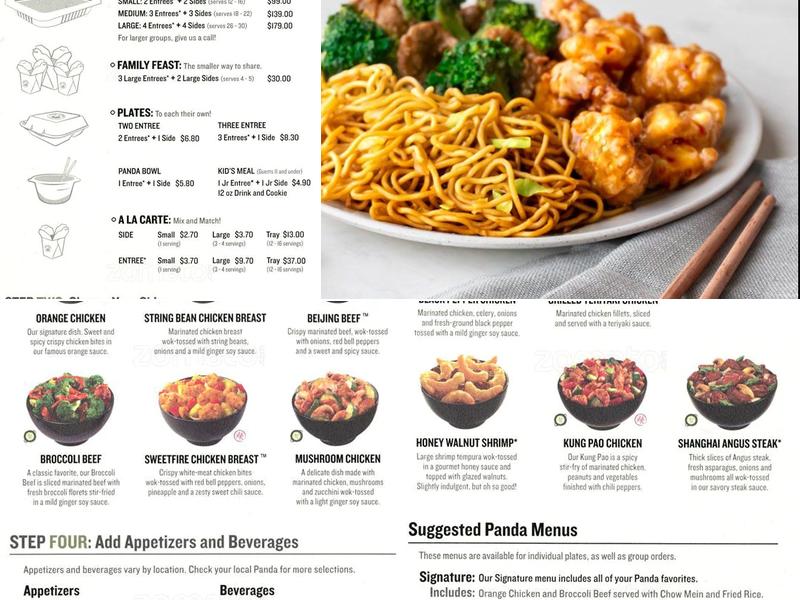 Panda Express Menu