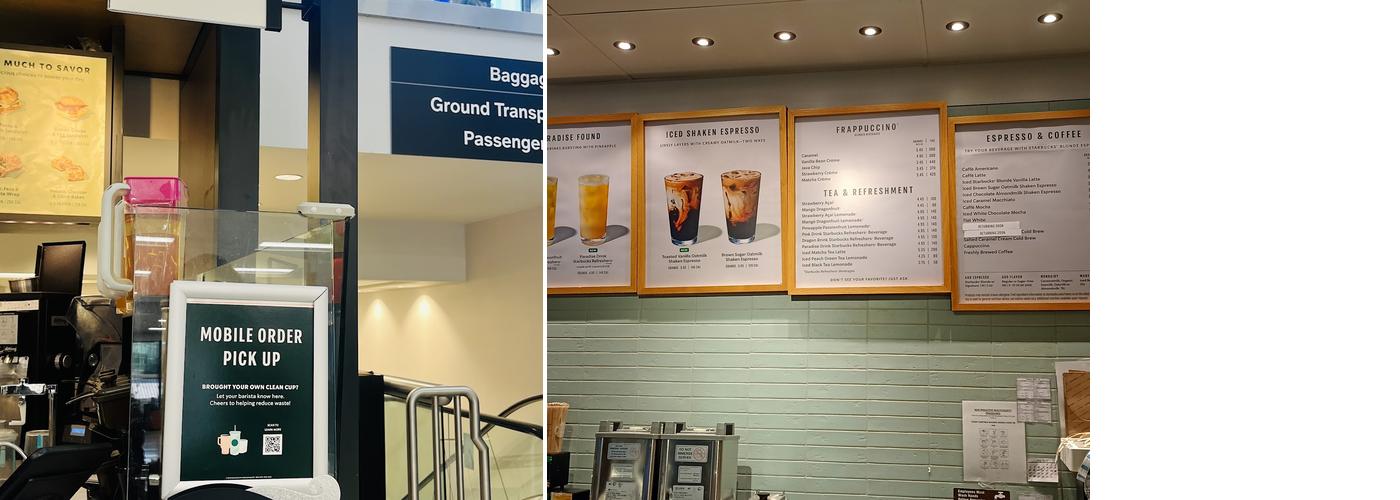 Starbucks Menu