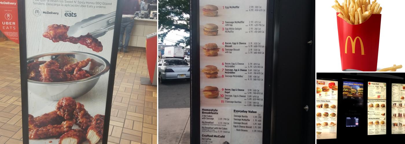 McDonald's Menu
