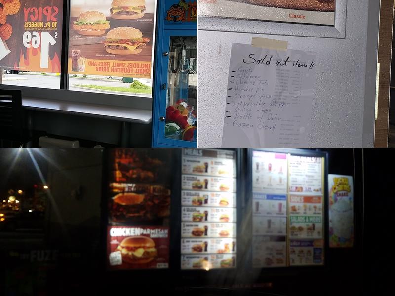 Burger King Menu