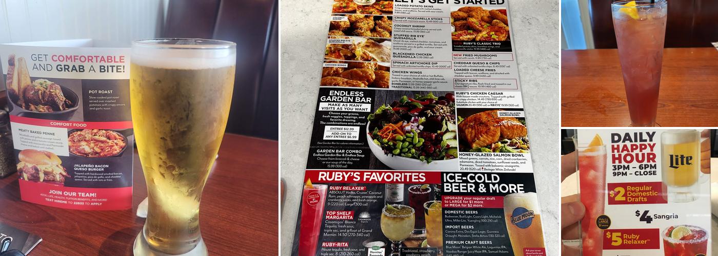 Ruby Tuesday Menu