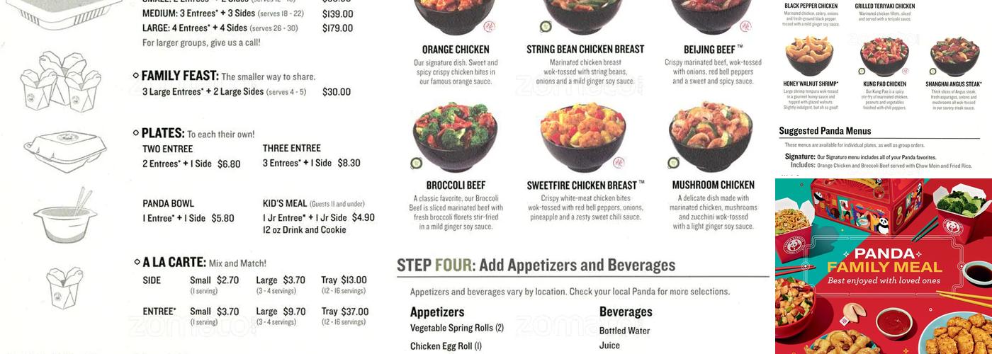 Panda Express Menu