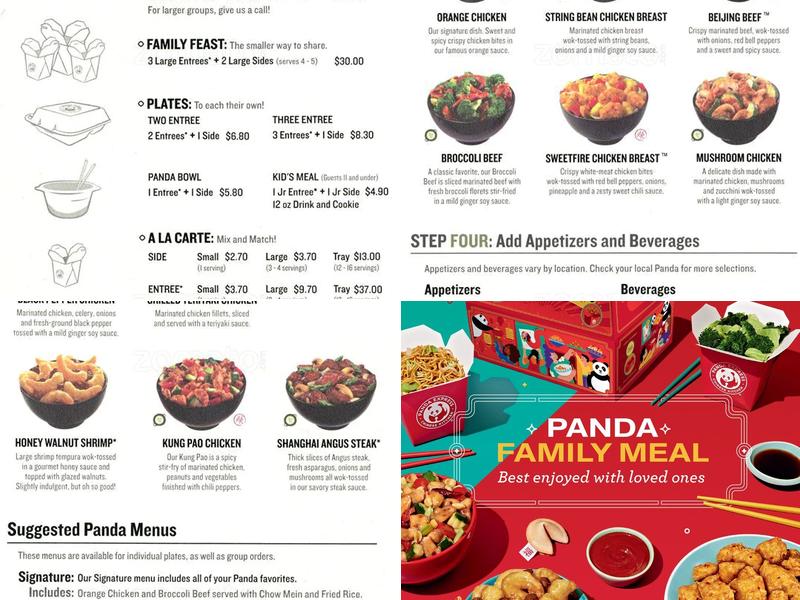 Panda Express Menu