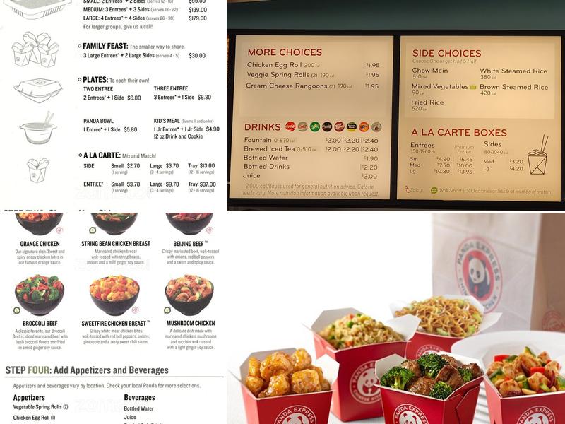 Panda Express Menu