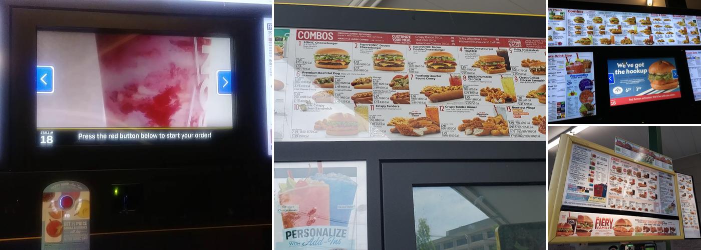 Sonic Drive-In Menu