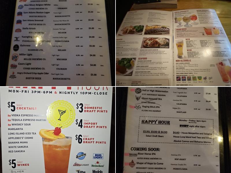 Applebee's Grill + Bar Menu