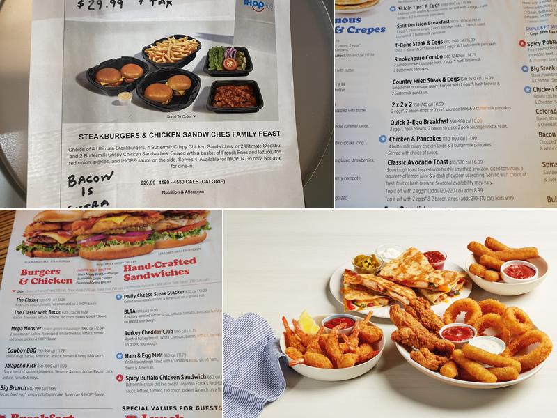 IHOP Menu