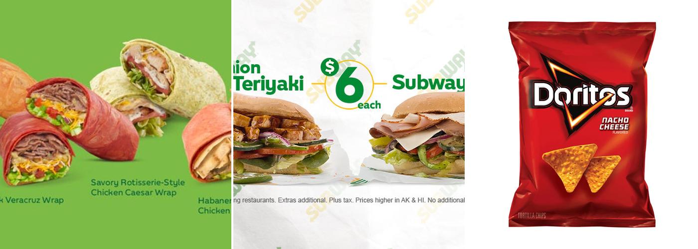 Subway Menu