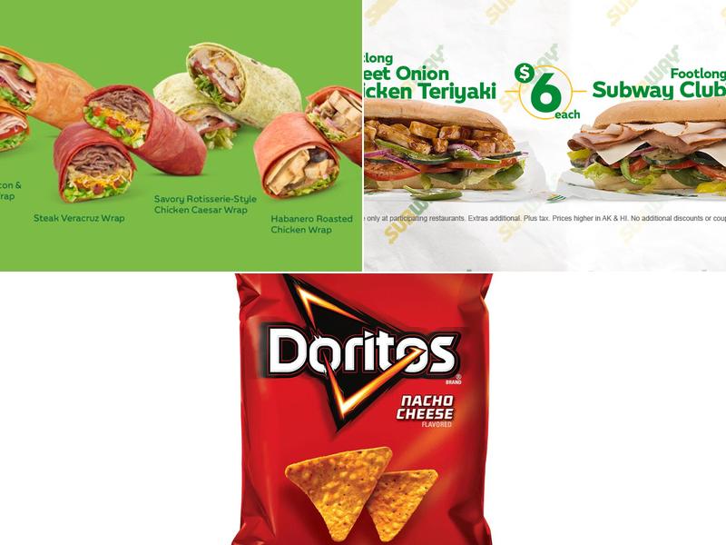 Subway Menu