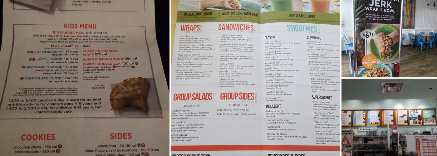Tropical Smoothie Cafe Menu