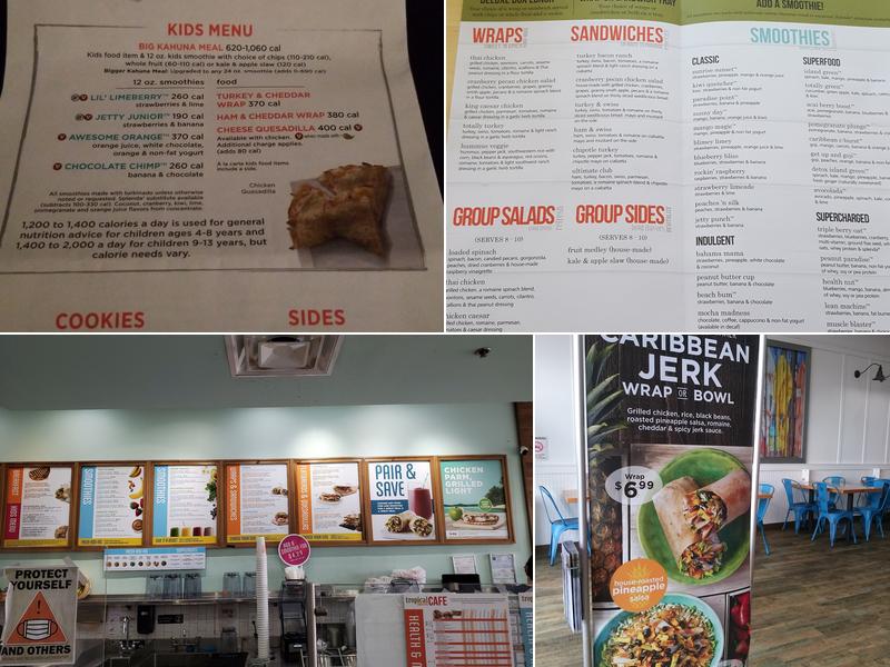 Tropical Smoothie Cafe Menu