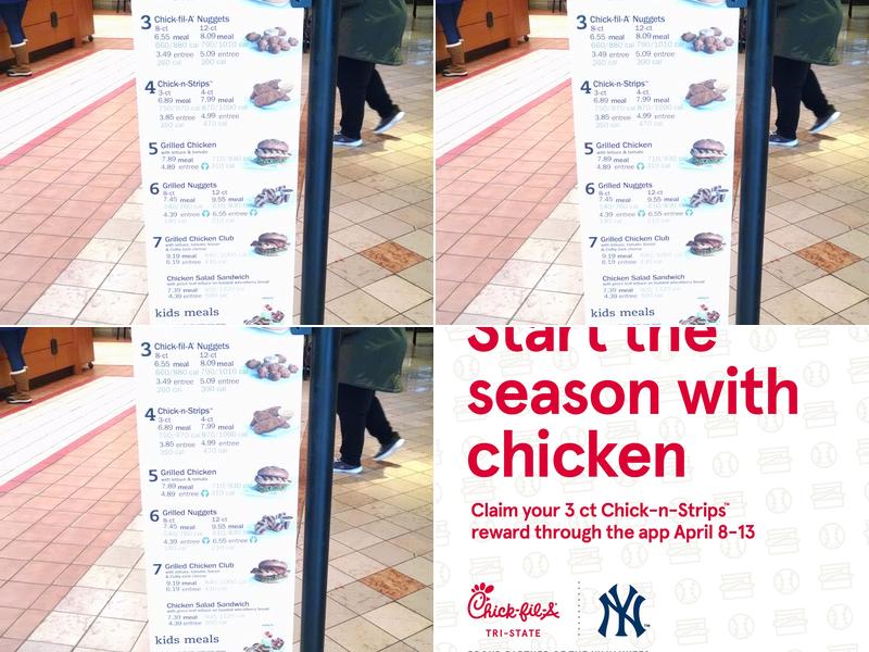 Chick-fil-A Menu