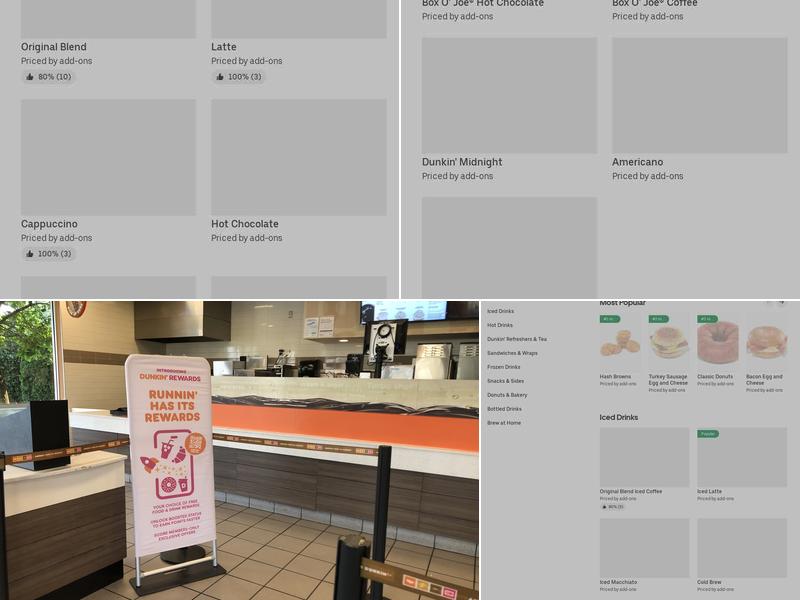 Dunkin' Menu