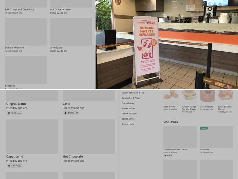 Dunkin' Menu