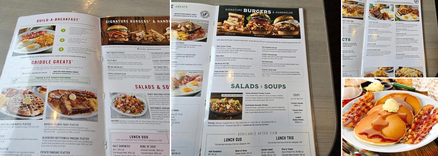 Perkins Restaurant & Bakery Menu