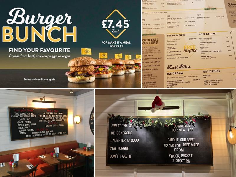 Gourmet Burger Kitchen (GBK) Menu