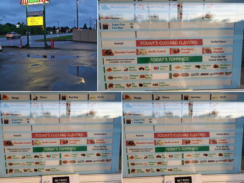 Rita's Italian Ice & Frozen Custard Menu
