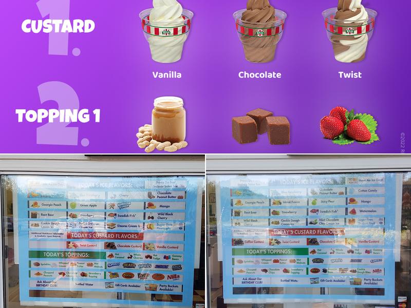 Rita's Italian Ice & Frozen Custard Menu