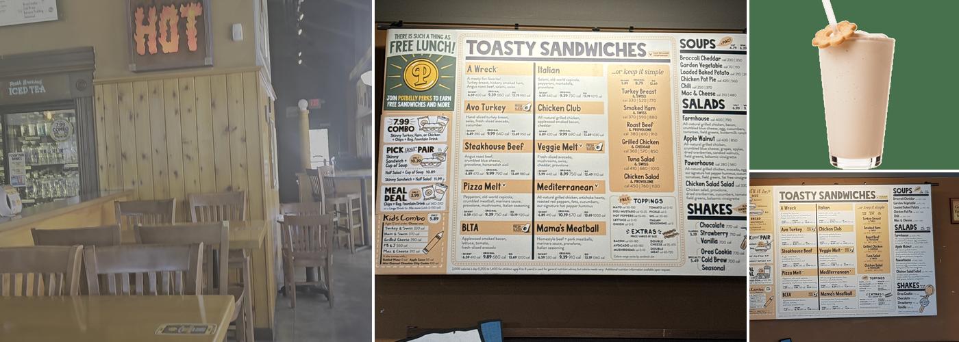 Potbelly Menu