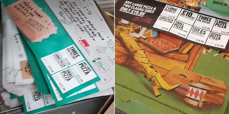 Papa Johns Pizza Menu