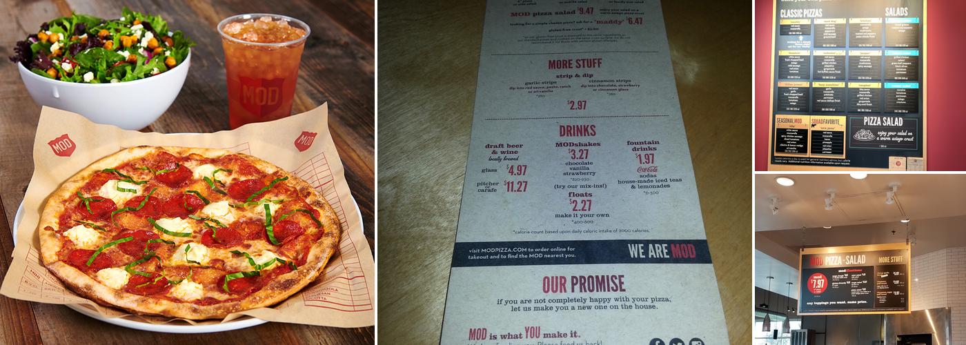 MOD Pizza Menu