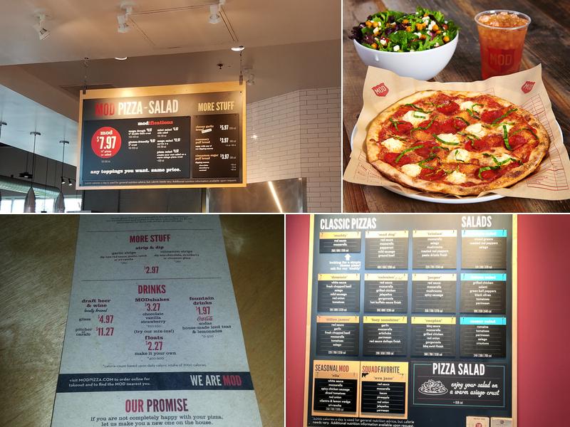 MOD Pizza Menu