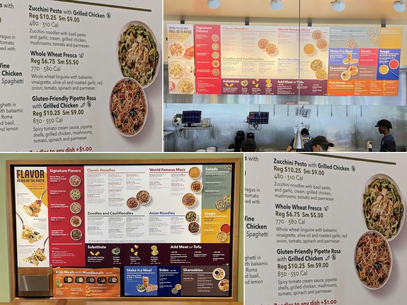 Noodles and Company Menu