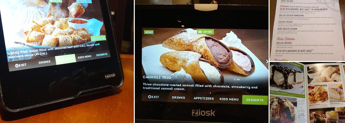 Olive Garden Italian Restaurant Menu