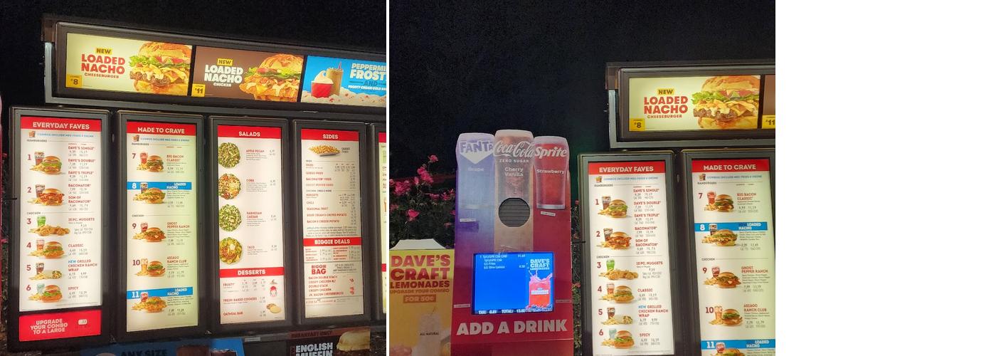 Wendy's Menu