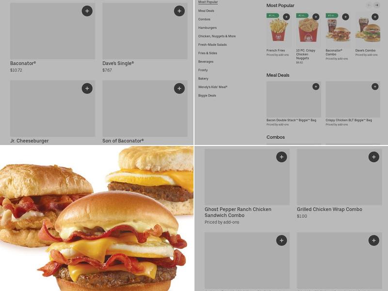 Wendy's Menu